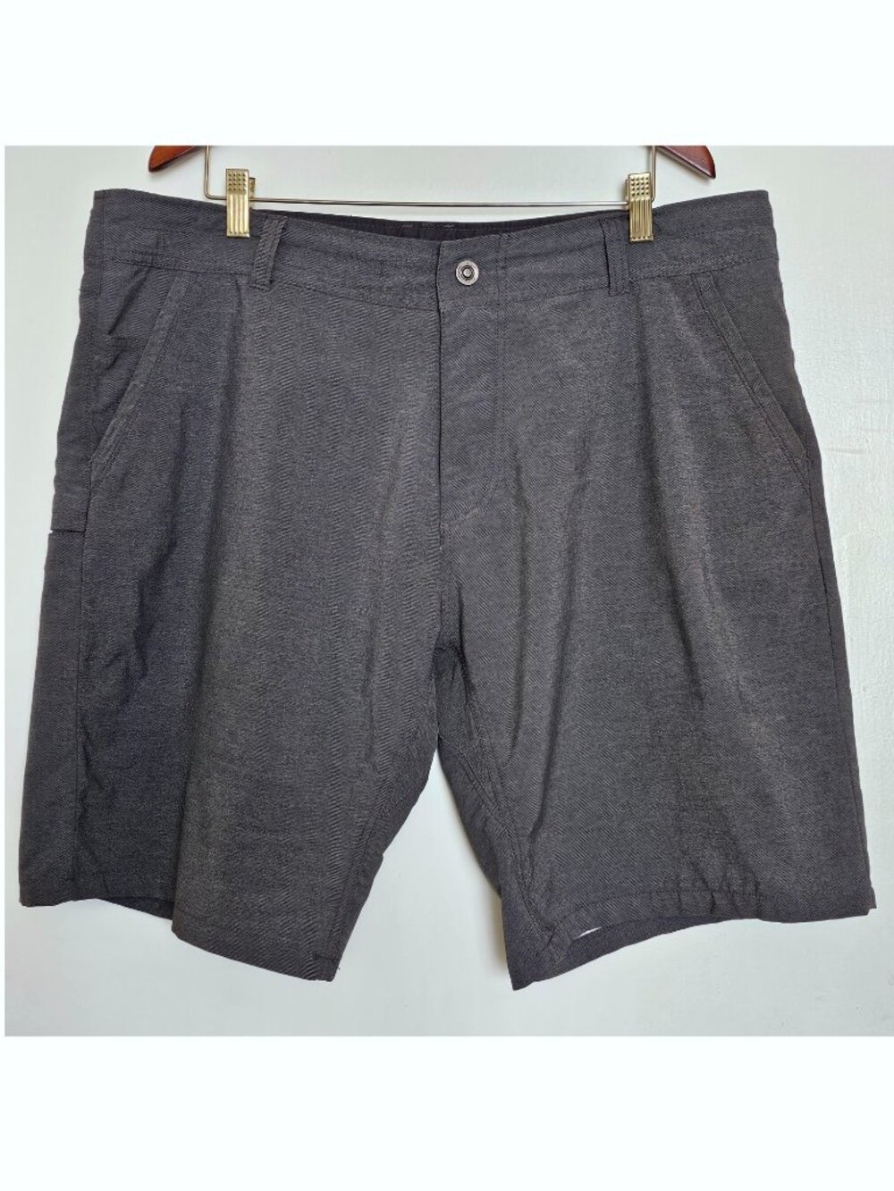 Kuhl 10” Amphibia Lightweight Utility Chino Water to Land Shorts 40 Carbon Grey